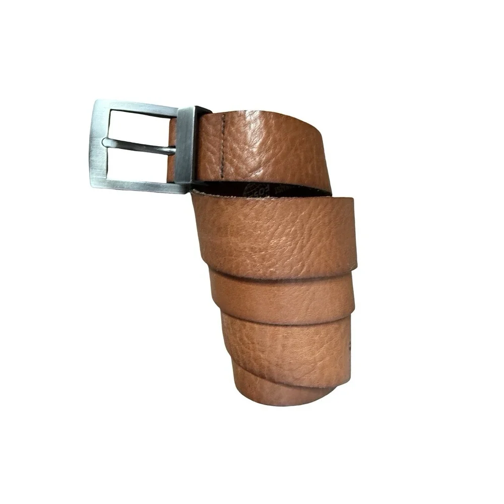 Fossil 85/34 Full Grain Cowhide Men's Belt Around The Waist And World